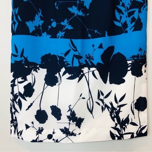 Ted Baker Selaah Bluebell Side Slit Midi Skirt Floral Vacation Date 2 US 0 TB - Picture 5 of 13